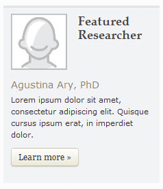 featured researcher screenshot