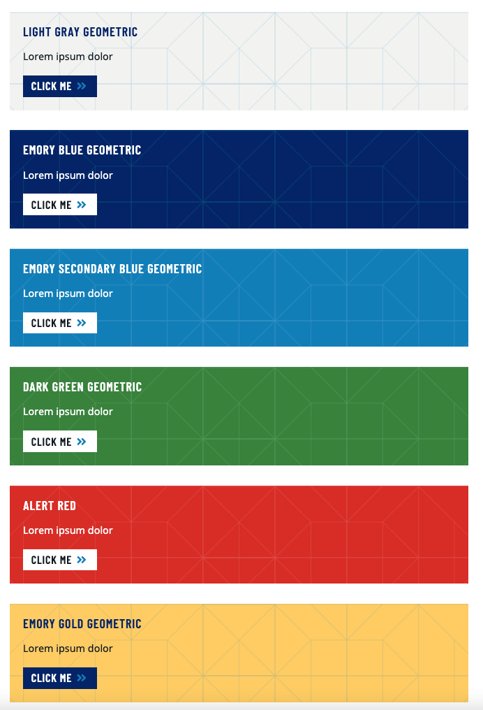 example of geometric colors of alerts