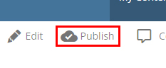 Cascade publish button